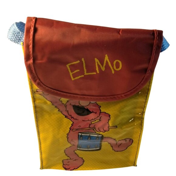 Sesame Street Elmo Kids Lunch Bag Red Yellow - Picture 3 of 8